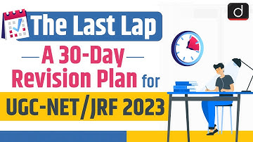 The Last Lap | A 30-Day Revision plan for UGC NET 2023 | Drishti IAS English