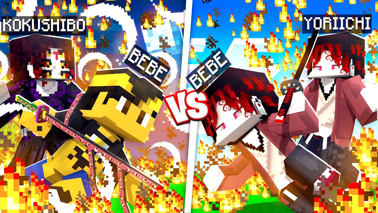Who's Your Family? FAMILIA DO KOKUSHIBOU VS FAMILIA DO YORIICHI no Minecraft *Kimetsu no yaiba*