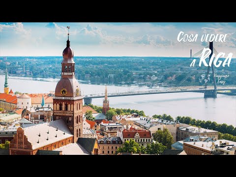 Viaggio a RIGA - Cosa vedere assolutamente, itinerario luoghi da visitare in 4K