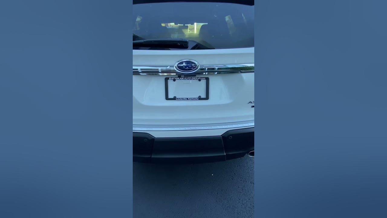 How to access trailer hitch on Subaru Ascent - YouTube