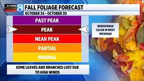 Fall Foliage Forecast: Oct. 23, 2025