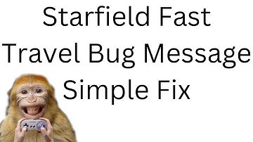 Starfield Bug Fix -  "Fast Travel Directly From the Missions Menu" Message Won