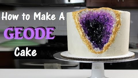 How to Make A Geode Cake | CHELSWEETS