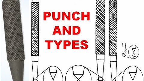 PUNCH AND TYPES (CLASS-27) FITTER FIRST YEAR WEEK NO.2 BY PRASANNA G N