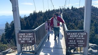 BLENDED FAMILY CHRISTMAS | PART 2 | WE DID THE MILE HIGH SWINGING BRIDGE AT GRANDFATHER MOUNTAIN!