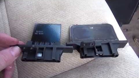 Replace Blower Motor Resistor