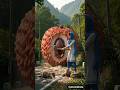 She Opened a Giant Lychee… And Found a Miracle Inside! #ai #giant #lichi #shorts #viral