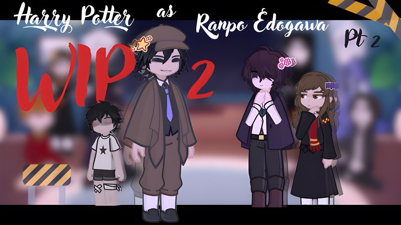 Harry Potter characters (+Poe) react to Harry as Ranpo |Part 2| |WIP 2|