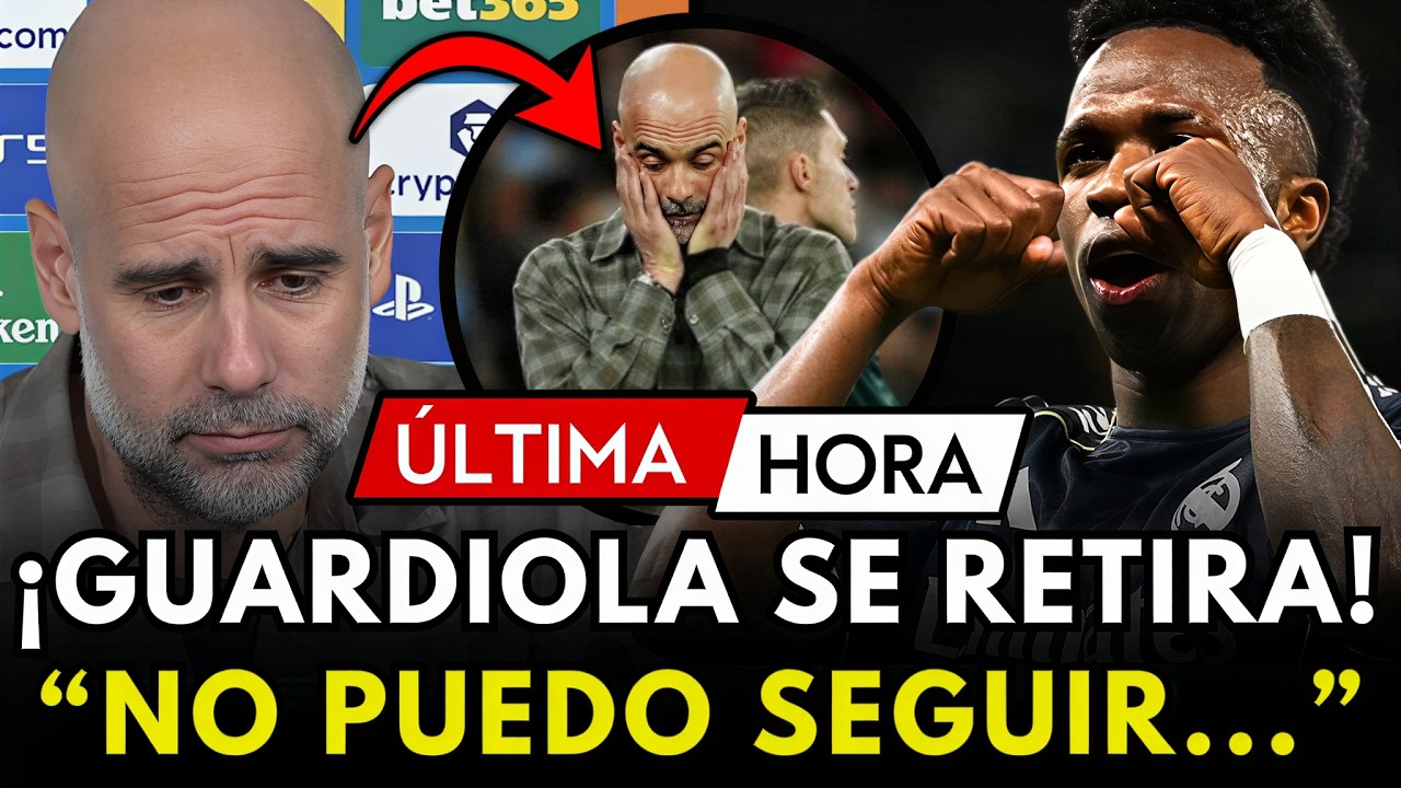 🚨GUARDIOLA SE RETIRA DEL FÚTBOL TRAS SER HUMILLADO POR EL REAL MADRID Y ESCÁNDALO ARBITRAL
