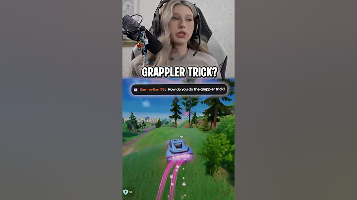HappyGal explains how to do the Grappler Trick! #happyhappygal #fortnite #tipsandtricks