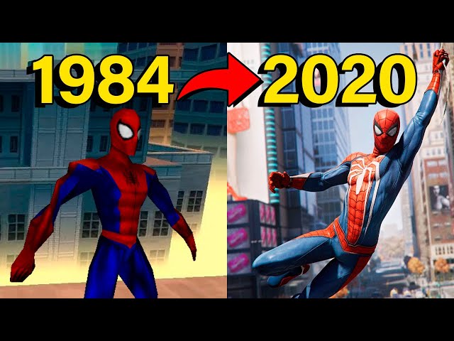 O Homem-Aranha nos games ao longo dos anos