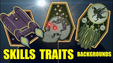 Starfield ALL Skills Traits AND Backgrounds