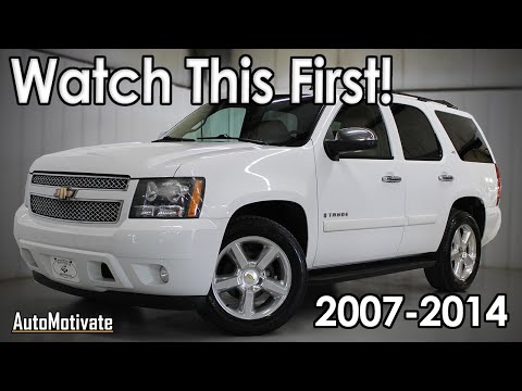 Watch This Before Buying a Chevrolet Tahoe 2007-2014