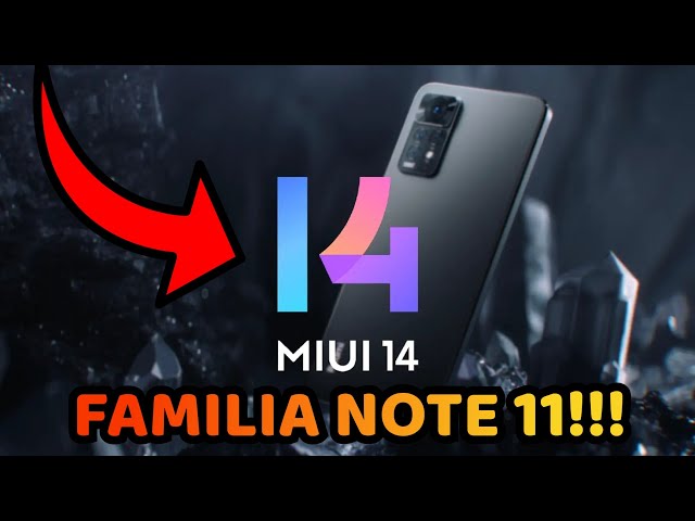 MIUI 14 para TODOS LOS REDMI NOTE 11 YA TERMINO!!? 