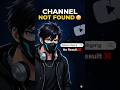 Can’t Find Your Channel? Fix This Mistake Fast 🚫 #youtubetips #shortsfeed
