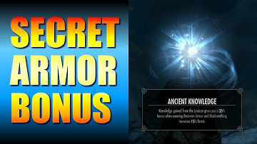 Skyrim Gameplay - Secret Armor Bonus! Ancient Knowledge at Avanchnzel (Unfathomable Depths)