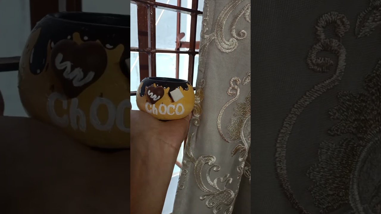 loaded chocolate theme cup crafting video