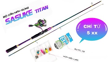 (VIDEO SỐ 278) COMBO LURE MÁY ĐỨNG TITAN TẶNG KÈM ĐẦY ĐỦ PHỤ KIỆN GIÁ CHỈ TỪ 5xx