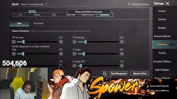🔥 SPower Gaming New Sensitivity + Control Code 2025 | BGMI Update 4.0 Zero Recoil Setup