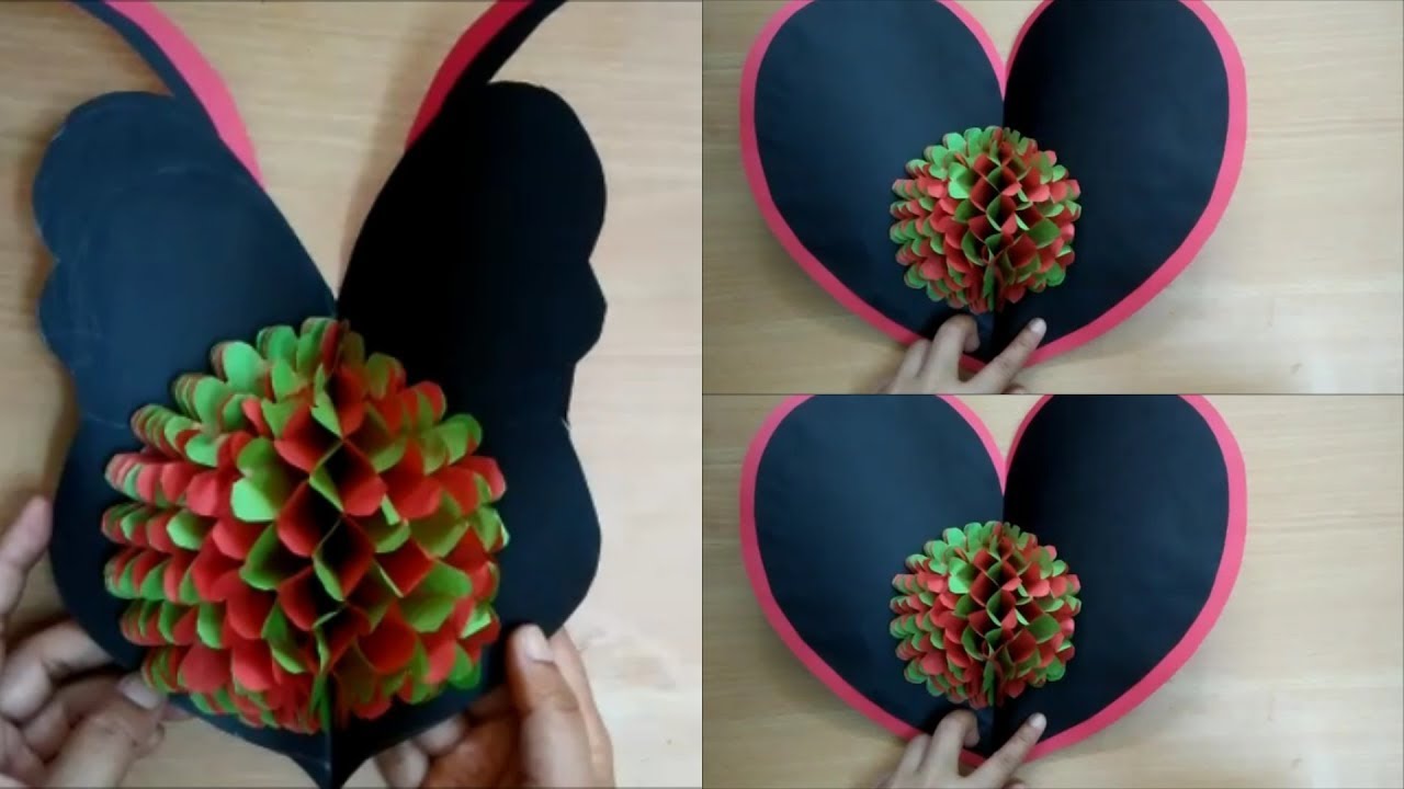 DIY Flower Pop up Card | Honey Comb Card | Easy Pop Up Card Tutorial