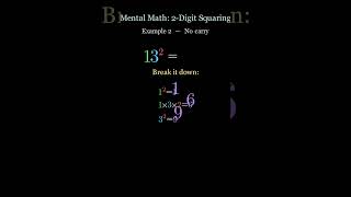 How to Square Any 2-Digit Number in 3 Seconds#MathShorts
