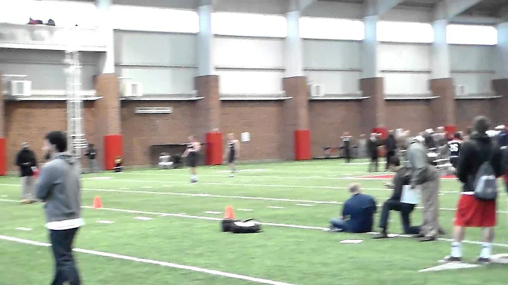 Ryan Lacy 40 yard dash (Utes Pro Day)