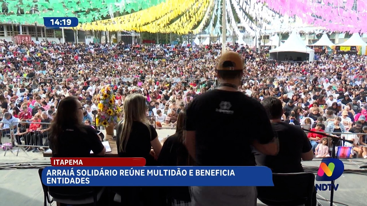 Arraiá Solidário reúne público e ajuda entidades em Itapema - QTU Questões do Universo