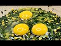 Quick and easy foodspinach omeletteeggs with spinachnutritious food