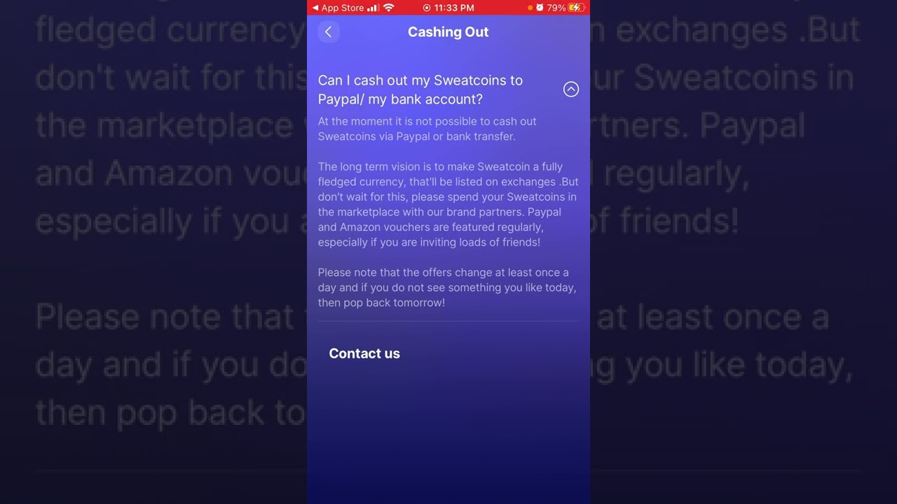 How to CASH OUT IN SWEATCOIN app? YouTube