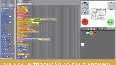 Aula 01 - Curso Arduino com S4A - Introdução ao Scratch For Arduino