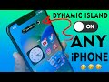 HOW TO GET Dynamic island ON ANY iPHONE🔥 | dynamic island on iphone 12| VMinds