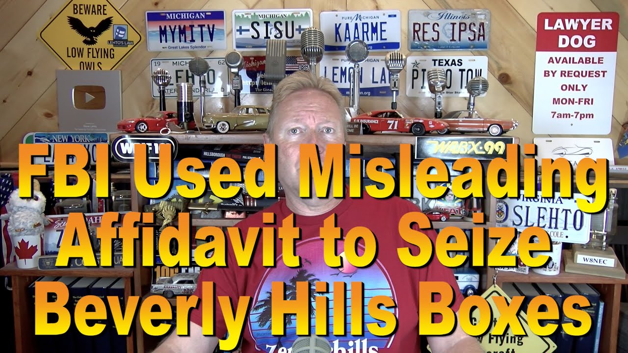 FBI Used Misleading Affidavit to Seize Beverly Hills Boxes