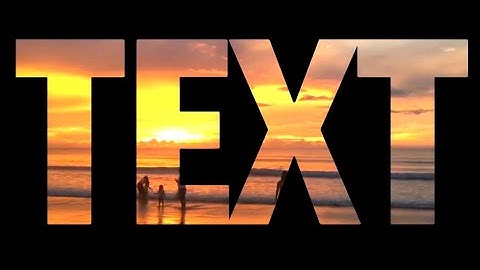 Text Ke Andar Video Kaise Banaye | How To Place A Video inside Text in CapCut | Video Editing