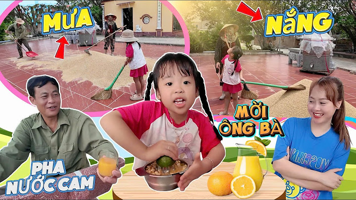Trời Mưa Nắng Thất Thường, Mint Vy Cùng Ông Bà Chạy Thóc Rồi Làm Điều Khiến Ai Cũng Xúc Động