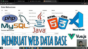 Tugas 3 Pemrograman Berbasis Web | Membuat Web Input Data Menggunakan HTML, CSS, JS, VUE.JS, XAMPP