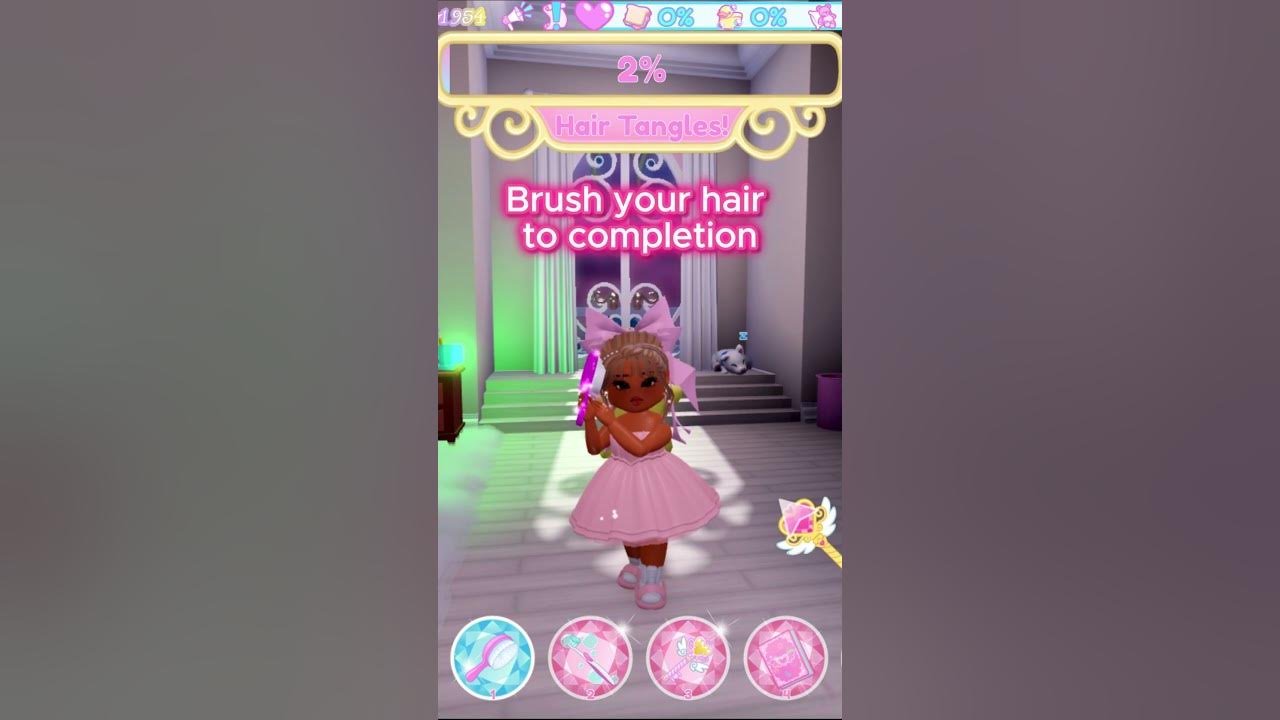 How To Fix Messy Hair In Royale High HOW TO COMPLETE HAIR TANGLES QUEST IN ROYALE HIGH! - YouTube