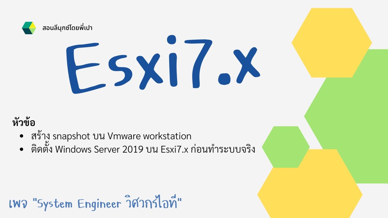 Install Windows Server2019 on Vmware vSphere Esxi7.x