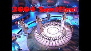 🔵 2004 Eurovision Song Contest from Istanbul/Turkey - Semifinal Full Show (Without Commentary)