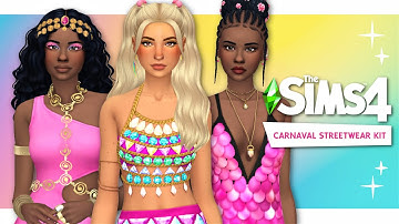 CARNAVAL LOOKBOOK 💃🏻 | Sims 4 Create A Sim (Maxis Match)