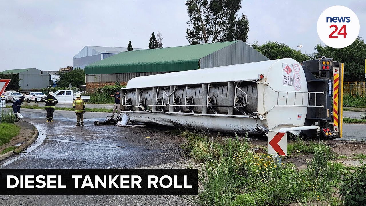 WATCH Tanker overturns in Ekurhuleni two weeks after deadly explosion ...