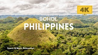 Bohol Philippines - 4k Scenic With Calming Music For Relaxation