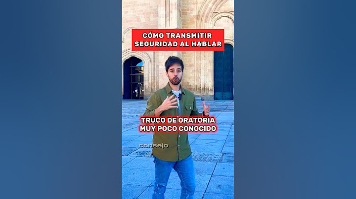 Cómo transmitir SEGURIDAD al HABLAR en PÚBLICO 🧠 Consejo de oratoria #hablarenpublico #oratoria