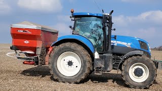 NEW KUHN FERT SPREADER - BEWARE OF THE BULL