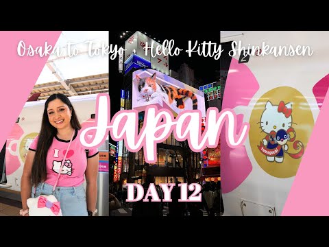 Osaka to Tokyo + Hello Kitty Shinkansen | Japan Trip Day 12 | October 26th 2023