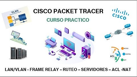 CURSO REDES CISCO PACKET TRACER | Lan/Vlan, Wan (Frame Relay), Ruteo, DHCP, Servers, ACL y NAT