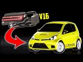 Smallest v16 engine  automation  beamng