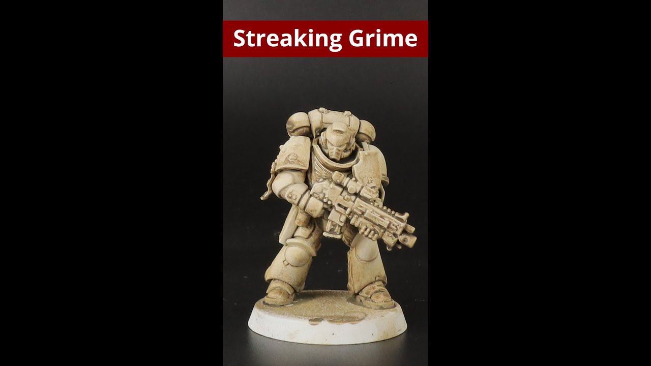 How to use Streaking Grime (and other enamel paints) 