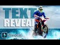 Text Reveal | Filmora 9.3 Tutorial