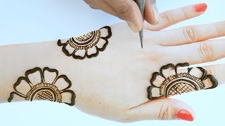 Mehndi Designs Easy And Simple Back Hand Mehndi Design 2020