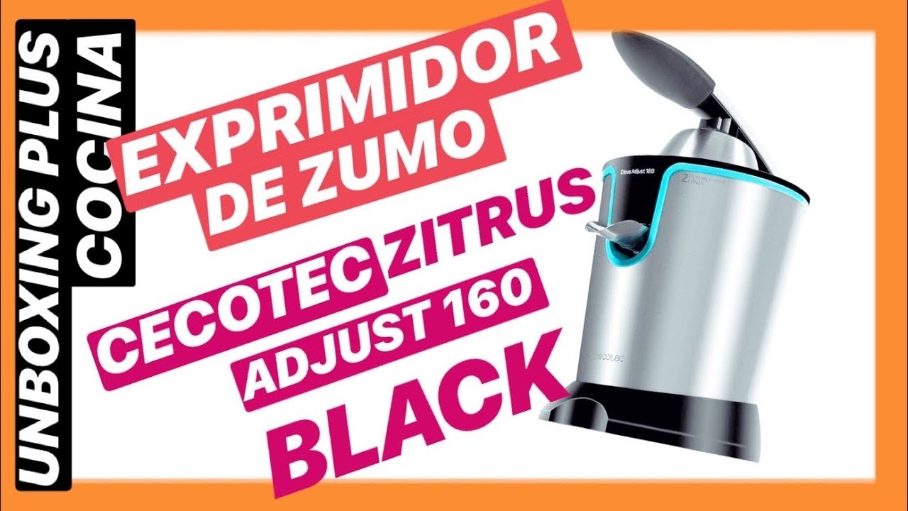 Exprimidor - Cecotec Zitrus 160 Vita Black